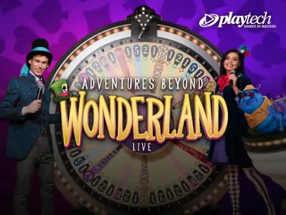Adventures Beyond Wonderland Live game by Playtech – logo hosted on Coolbet
