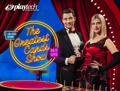 Play The Greatest Cards Show Live slot by Playtech on coolbetnorge.com